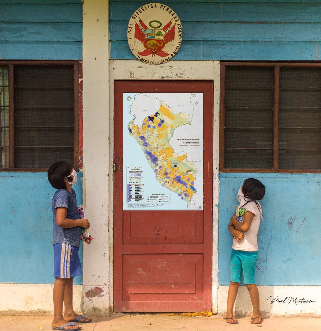Mapa de proyectos en la Amazonía